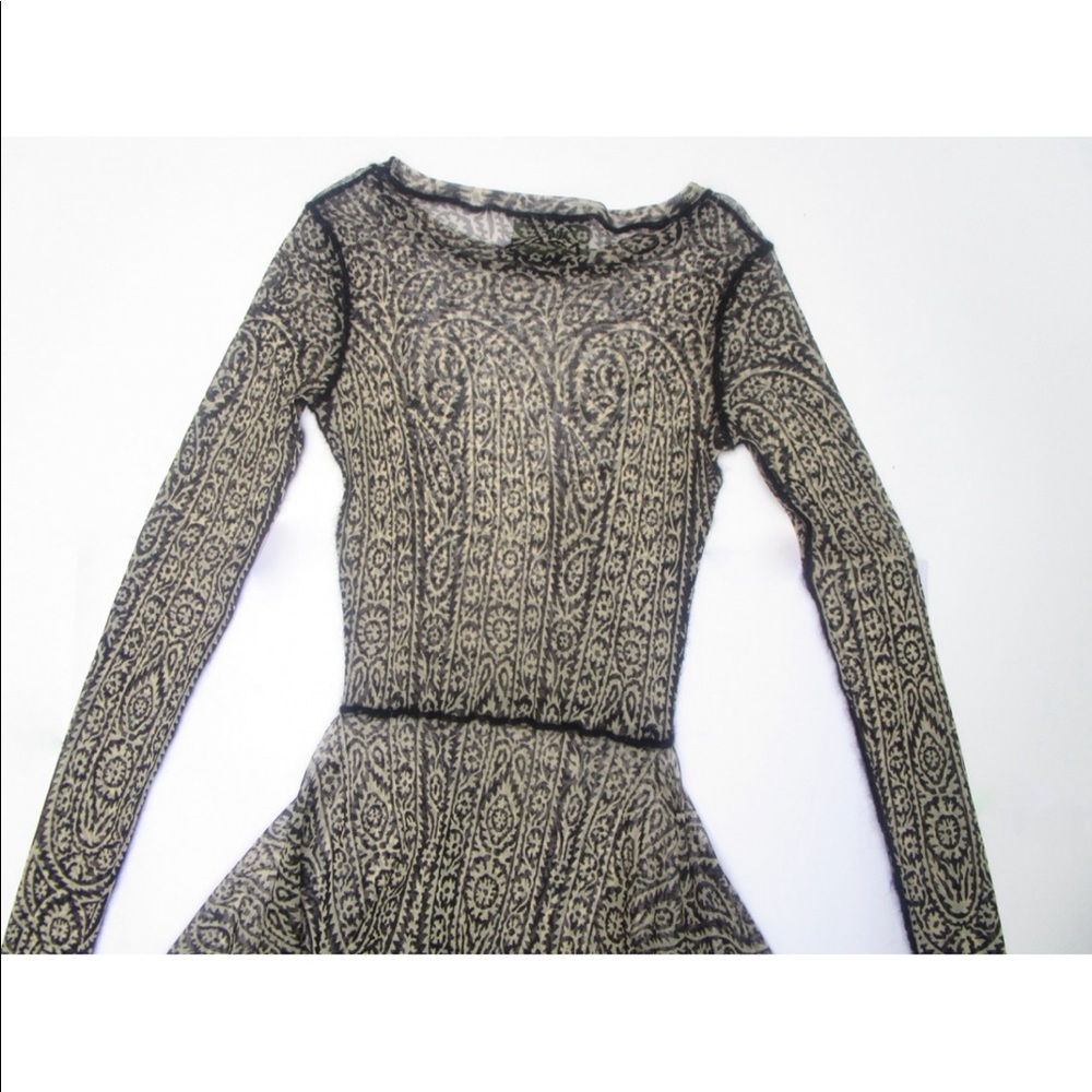 JEAN PAUL GAULTIER PATTERNED MINI DRESS